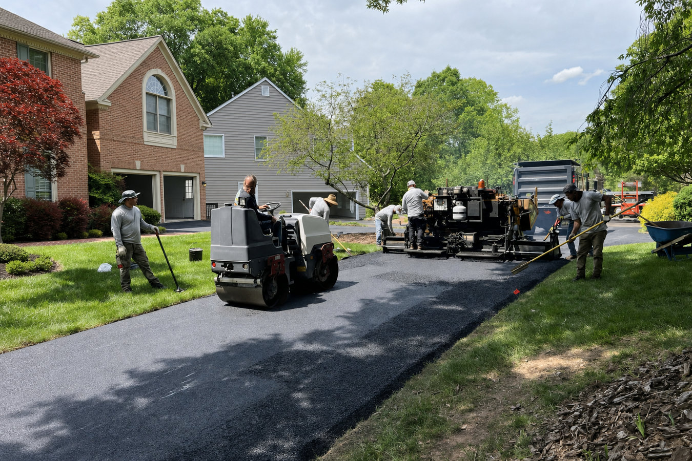 Driveway paving