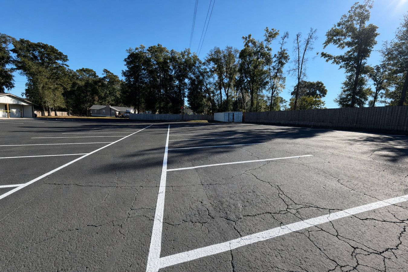 Parking lot maintenance